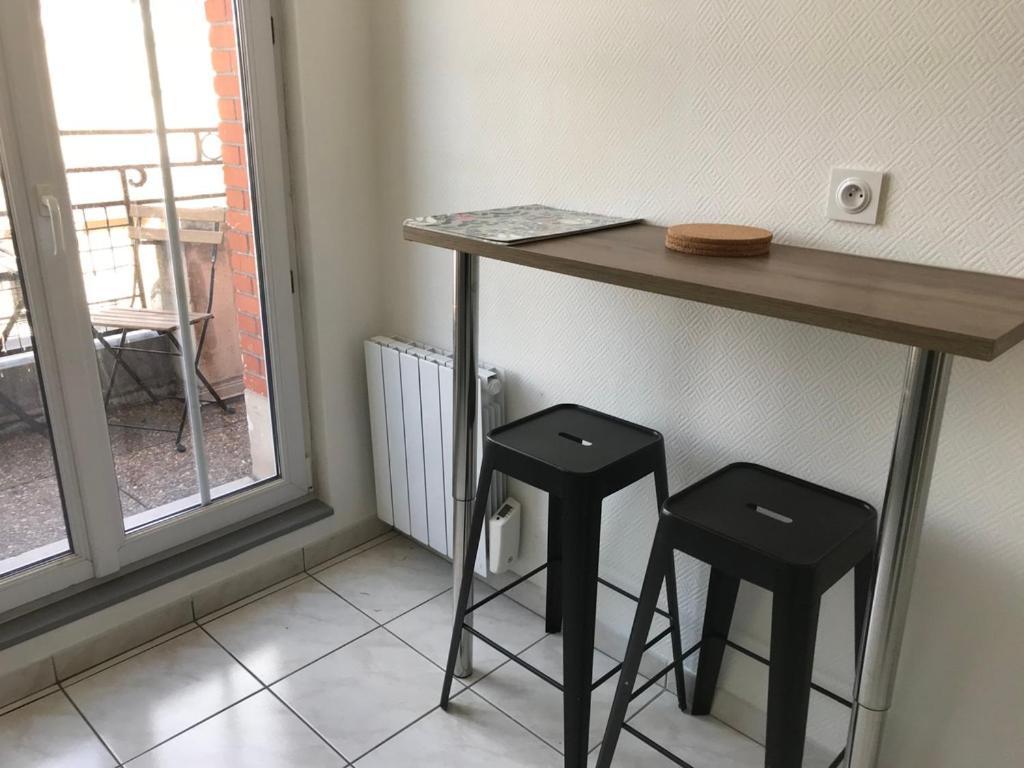 Appartement Centre Ville - Vue Cathedrale - 33 랭스 외부 사진